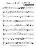 Allegro from Divertimento #9, K 240 (arr. Kevin Kaisershot) - 1st Flute