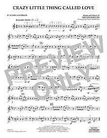 Crazy Little Thing Called Love (arr. Paul Murtha) - Bb Tenor Saxophone 