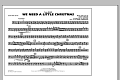 We Need A Little Christmas - Electric Bass