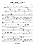 We Carry Love (from The Call Of The Wild) (arr. Batu Sener)