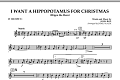 I Want A Hippopotamus For Christmas - Bb Trumpet 1
