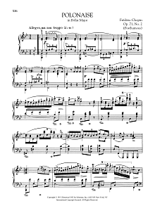Polonaise in B-flat Major, Op. 71, No. 2 (Posthumous) 