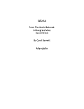 Gloria (from The World Beloved: A Bluegrass Mass) - Mandolin