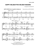 Happy Holiday/The Holiday Season (arr. Adam Scott)
