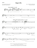 Sing to Me - Violin 1