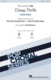Cheap Thrills (feat. Sean Paul) (Arr. Mark Brymer) 