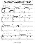 Someone To Watch Over Me [Jazz version] (arr. Brent Edstrom)