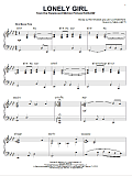 Lonely Girl [Jazz version] (arr. Brent Edstrom)