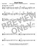 Good Times - Bb Solo Sheet