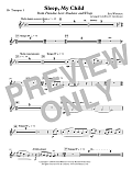 Sleep, My Child (from Paradise Lost: Shadows and Wings) - Bb Trumpet 3