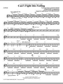 Can't Fight This Feeling (from Glee) (adapt. Alan Billingsley) - Guitar 