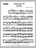 Sonata No. 19 In G Minor, Op. 49, No. 1
