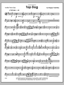 Top Dog - 1st Bb Tenor Saxophone 