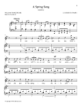 A Spring Song, Op. 21, No. 2