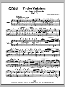 Variations (12) On A Dance By Wrantizky, Woo 71 