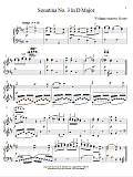 Sonatina No. 3 In D Major