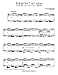 Prelude No. 2 In C Minor, BWV 847