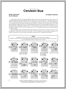 Cerulean Blue - Guitar 