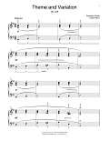 Theme And Variations, Op. 228