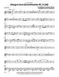 Allegro from Divertimento #9, K 240 (arr. Kevin Kaisershot) - 2nd Flute