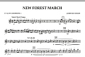 New Forest March - Eb Alto Saxophone 1