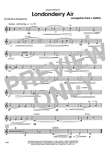 Londonderry Air - Eb Baritone Saxophone 