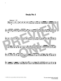 Study No.1 from Graded Music for Timpani, Book I
