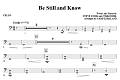 Be Still And Know - String Bass