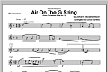 Air On The G String (from Orchestral Suite No. 3) - Clarinet