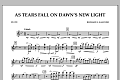 As Tears Fall on Dawn's New Light - Flute
