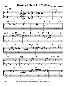 Smack Dab in the Middle - Piano 