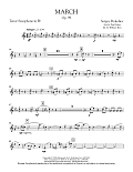 March, Op. 99 - Bb Tenor Saxophone