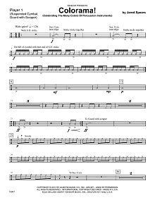 Colorama! (Celebrating The Many Colors Of Percussion Instruments) - Percussion 1 