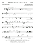 Christ Our Hope In Life And Death (arr. David Angerman) - Violin 2