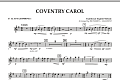 Coventry Carol - Eb Alto Saxophone 1