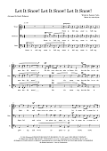 Let It Snow! Let It Snow! Let It Snow! (arr. Keely Hodgson)