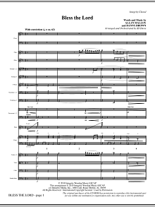 Bless The Lord - Full Score 