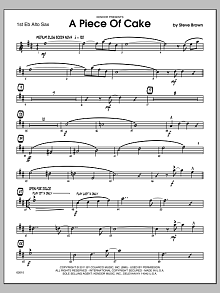 A Piece Of Cake - 1st Eb Alto Saxophone 