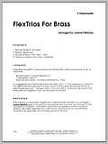 FlexTrios For Brass (Playable By Any Three Brass Instruments) - Horn in F