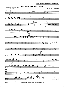 Preludio For Percussion - Percussion 4 