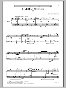 Five Bagatelles (III) 