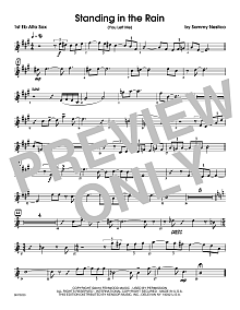 Standing In The Rain (You Left Me) - 1st Eb Alto Saxophone 