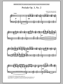 Prelude Op. 3, No. 2 