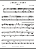 Christmas Troika - Piano