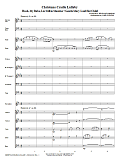Christmas Cradle Lullaby - Full Score
