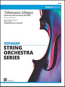 Telemann Allegro (arr. Steven Frackenpohl) - Full Score 