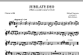 Jubilate Deo - Bb Clarinet