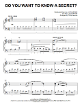Do You Want To Know A Secret? [Classical version] (arr. Phillip Keveren)