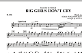 Big Girls Don't Cry - Flute