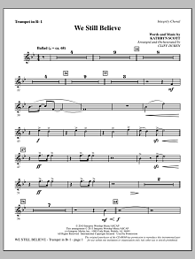 We Still Believe - Trumpet 1 